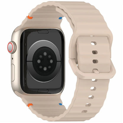 Silicone Strap for Apple Watch Series 10 42mm  /  Series 9 8 7 41mm  /  SE (2023) SE (2022) SE 6 5 4 40mm  /  3 2 1 38mm Band