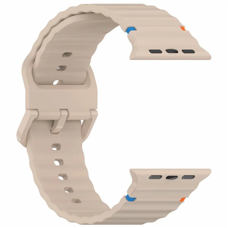 Silicone Strap for Apple Watch Series 10 42mm  /  Series 9 8 7 41mm  /  SE (2023) SE (2022) SE 6 5 4 40mm  /  3 2 1 38mm Band