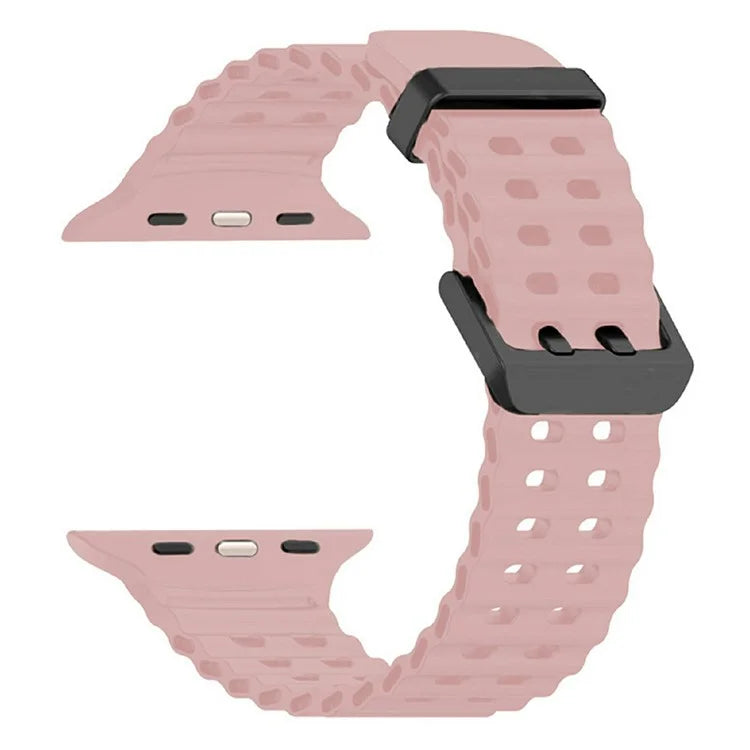 Silicone Strap for Apple Watch Series 10 46mm / Ultra 2 Ultra 49mm / Series 9 8 7 45mm / SE (2023) SE (2022) SE 6 5 4 44mm / 3 2 1 42mm