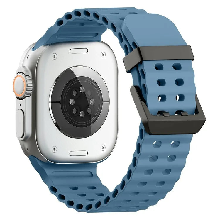 Silicone Strap for Apple Watch Series 10 46mm / Ultra 2 Ultra 49mm / Series 9 8 7 45mm / SE (2023) SE (2022) SE 6 5 4 44mm / 3 2 1 42mm