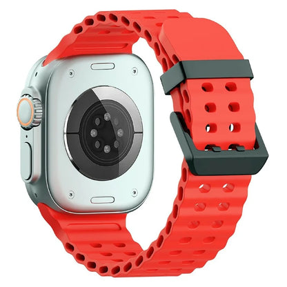 Silicone Strap for Apple Watch Series 10 46mm / Ultra 2 Ultra 49mm / Series 9 8 7 45mm / SE (2023) SE (2022) SE 6 5 4 44mm / 3 2 1 42mm
