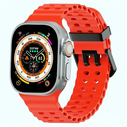 Silicone Strap for Apple Watch Series 10 46mm / Ultra 2 Ultra 49mm / Series 9 8 7 45mm / SE (2023) SE (2022) SE 6 5 4 44mm / 3 2 1 42mm