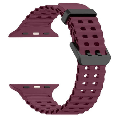 Silicone Strap for Apple Watch Series 10 46mm / Ultra 2 Ultra 49mm / Series 9 8 7 45mm / SE (2023) SE (2022) SE 6 5 4 44mm / 3 2 1 42mm