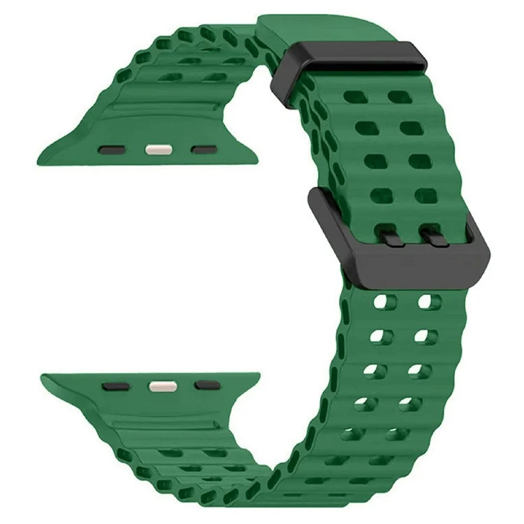 Silicone Strap for Apple Watch Series 10 46mm / Ultra 2 Ultra 49mm / Series 9 8 7 45mm / SE (2023) SE (2022) SE 6 5 4 44mm / 3 2 1 42mm