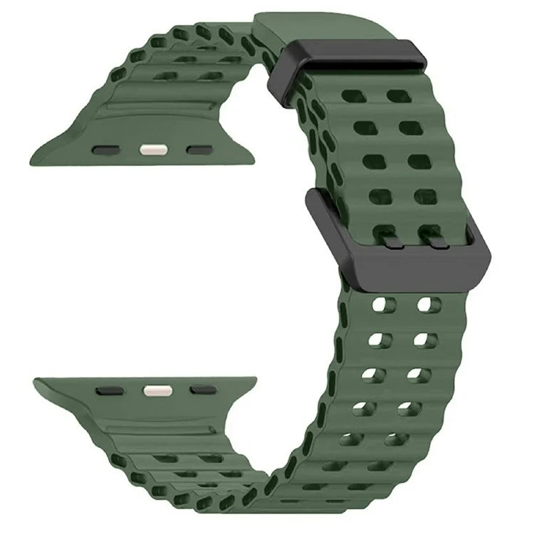 Silicone Strap for Apple Watch Series 10 46mm / Ultra 2 Ultra 49mm / Series 9 8 7 45mm / SE (2023) SE (2022) SE 6 5 4 44mm / 3 2 1 42mm
