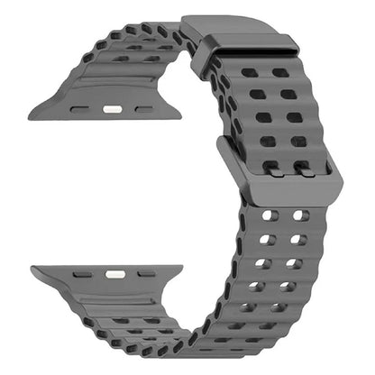 Silicone Strap for Apple Watch Series 10 46mm / Ultra 2 Ultra 49mm / Series 9 8 7 45mm / SE (2023) SE (2022) SE 6 5 4 44mm / 3 2 1 42mm