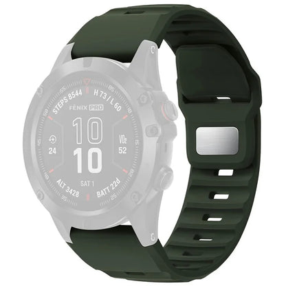 Silicone Strap for Garmin Fenix 7X Pro / Fenix 7X Quickfit 26mm Replacement Watch Band