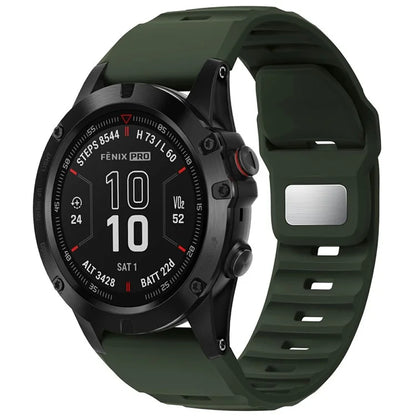 Silicone Strap for Garmin Fenix 7X Pro / Fenix 7X Quickfit 26mm Replacement Watch Band