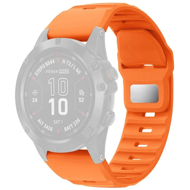 Silicone Strap for Garmin Fenix 7X Pro / Fenix 7X Quickfit 26mm Replacement Watch Band