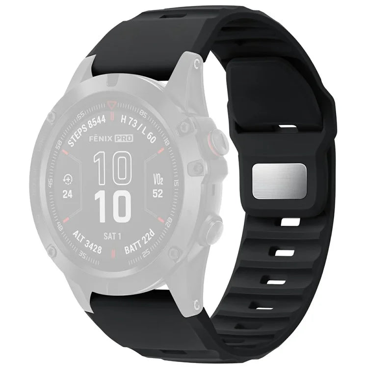 Silicone Strap for Garmin Fenix 7X Pro / Fenix 7X Quickfit 26mm Replacement Watch Band