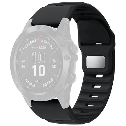Silicone Strap for Garmin Fenix 7X Pro / Fenix 7X Quickfit 26mm Replacement Watch Band