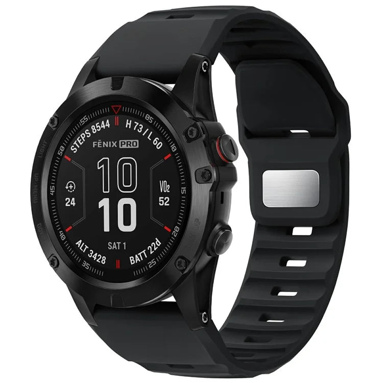 Silicone Strap for Garmin Fenix 7X Pro / Fenix 7X Quickfit 26mm Replacement Watch Band