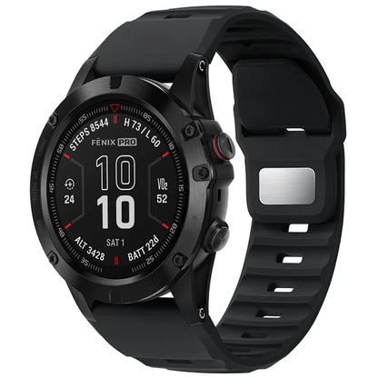 Silicone Strap for Garmin Fenix 7X Pro / Fenix 7X Quickfit 26mm Replacement Watch Band