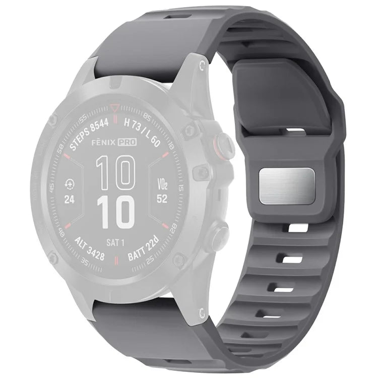 Silicone Strap for Garmin Fenix 7X Pro / Fenix 7X Quickfit 26mm Replacement Watch Band