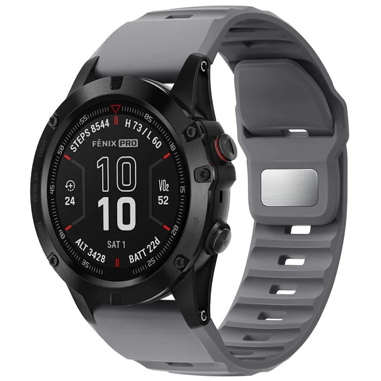 Silicone Strap for Garmin Fenix 7X Pro / Fenix 7X Quickfit 26mm Replacement Watch Band