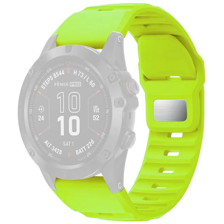 Silicone Strap for Garmin Fenix 7X Pro / Fenix 7X Quickfit 26mm Replacement Watch Band