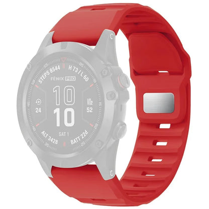 Silicone Strap for Garmin Fenix 7X Pro / Fenix 7X Quickfit 26mm Replacement Watch Band