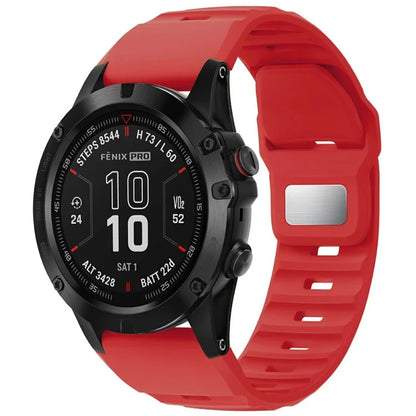 Silicone Strap for Garmin Fenix 7X Pro / Fenix 7X Quickfit 26mm Replacement Watch Band