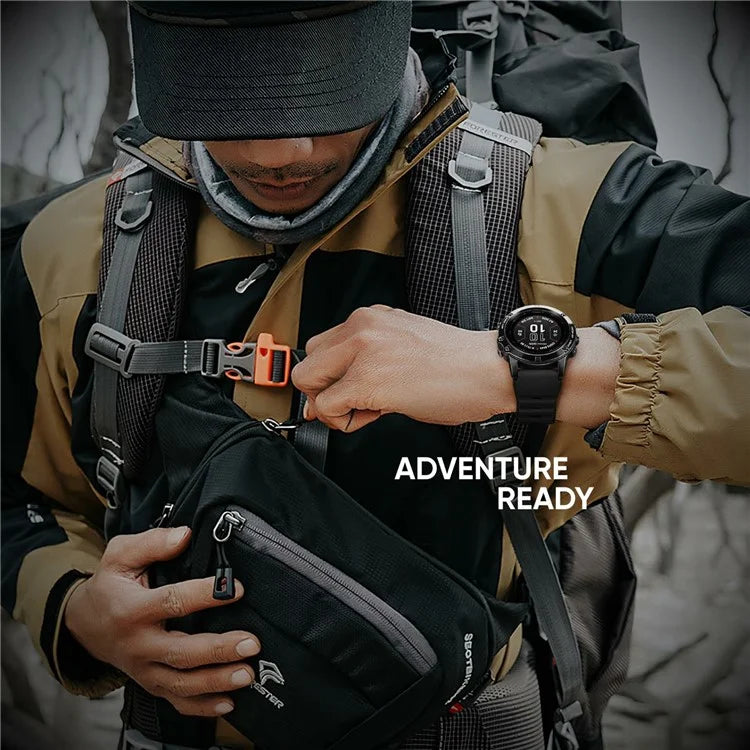 Silicone Strap for Garmin Fenix 7X Pro / Fenix 7X Quickfit 26mm Replacement Watch Band
