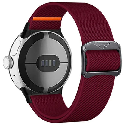 Nylon Strap for Google Pixel Watch 3 41mm / Watch 2 / Pixel Watch Elastic Replacement Watch Band