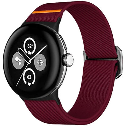 Nylon Strap for Google Pixel Watch 3 41mm / Watch 2 / Pixel Watch Elastic Replacement Watch Band