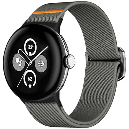 Nylon Strap for Google Pixel Watch 3 41mm / Watch 2 / Pixel Watch Elastic Replacement Watch Band