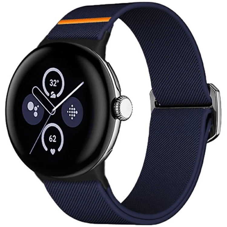 Nylon Strap for Google Pixel Watch 3 41mm / Watch 2 / Pixel Watch Elastic Replacement Watch Band