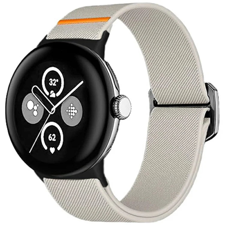 Nylon Strap for Google Pixel Watch 3 41mm / Watch 2 / Pixel Watch Elastic Replacement Watch Band