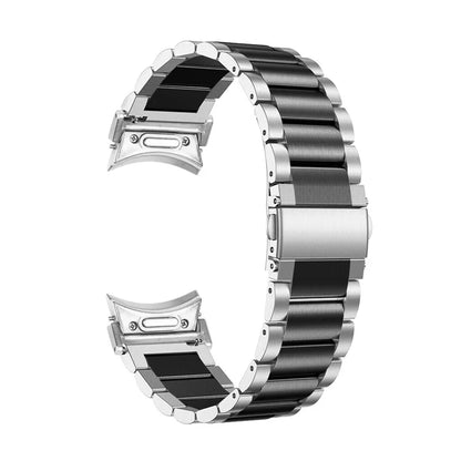 For Samsung Galaxy Watch7 40mm / 44mm Strap Quick Release Connector Stainless Steel Watch Band