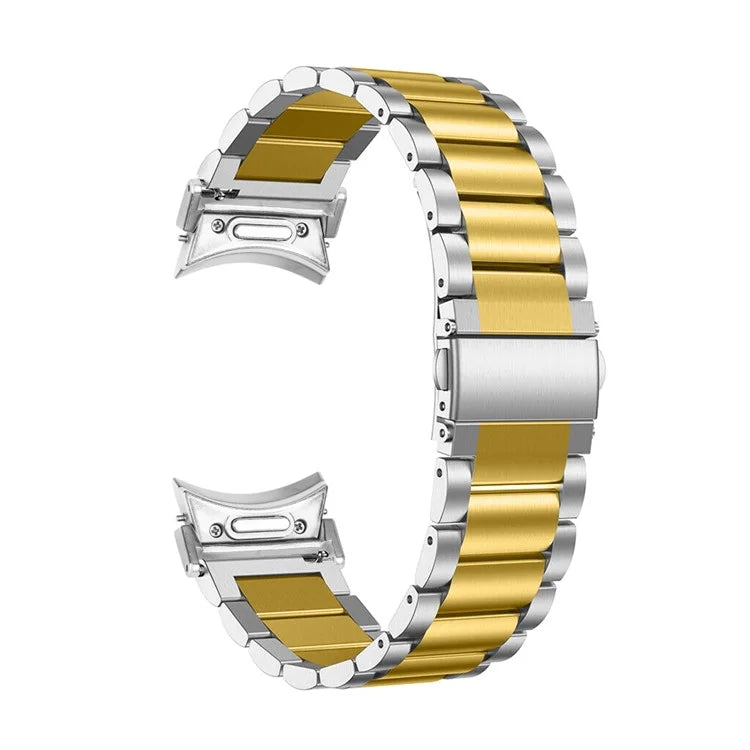 For Samsung Galaxy Watch7 40mm / 44mm Strap Quick Release Connector Stainless Steel Watch Band