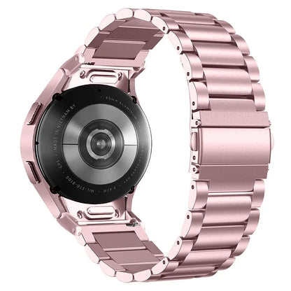 For Samsung Galaxy Watch7 40mm / 44mm Strap Quick Release Connector Stainless Steel Watch Band