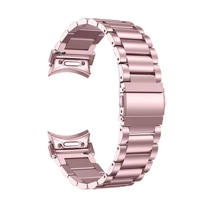 For Samsung Galaxy Watch7 40mm / 44mm Strap Quick Release Connector Stainless Steel Watch Band