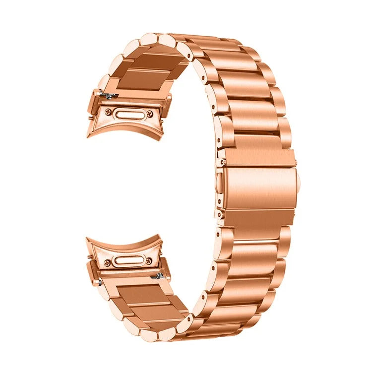 For Samsung Galaxy Watch7 40mm / 44mm Strap Quick Release Connector Stainless Steel Watch Band