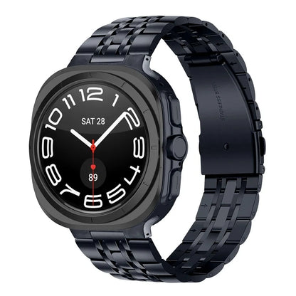 For Samsung Galaxy Watch Ultra 47mm Replacement Band 7-Bead Stainless Steel Smart Watch Strap