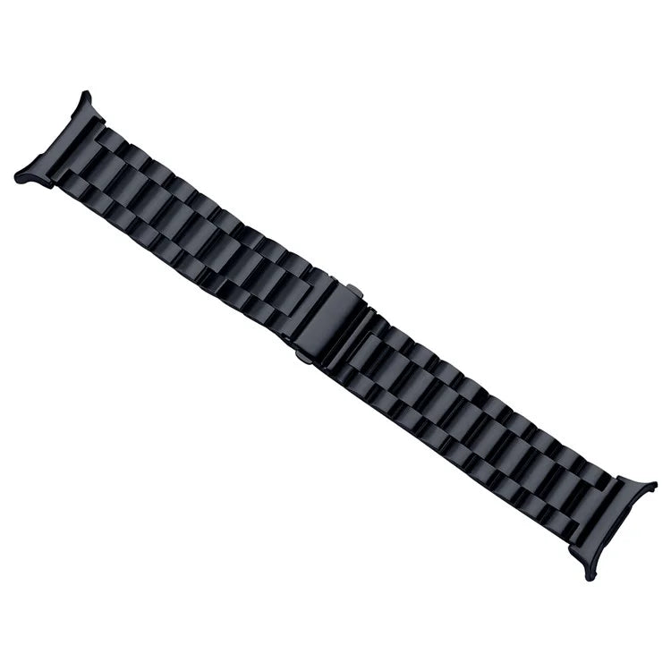 For Samsung Galaxy Watch Ultra 47mm Replacement Strap 3-Bead Stainless Steel Smart Watch Band, Grey