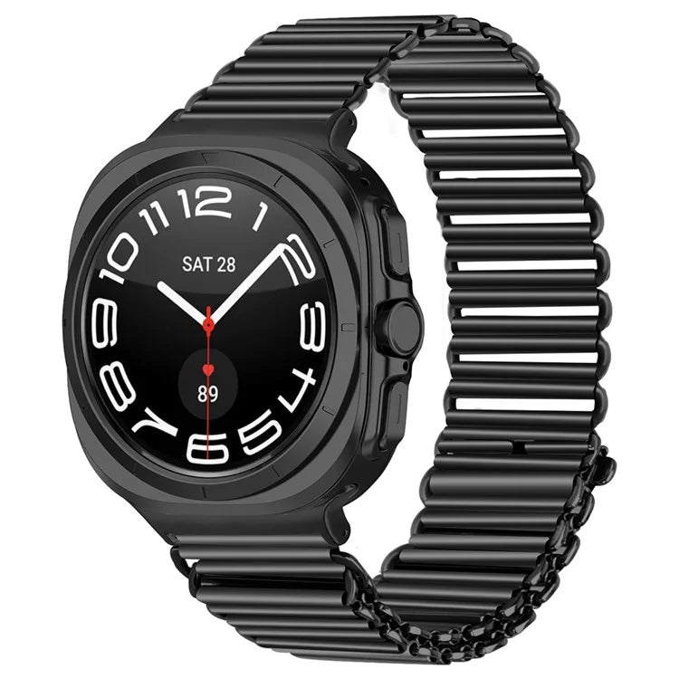 For Samsung Galaxy Watch Ultra 47mm Replacement Strap Stainless Steel Smart Watch Band
