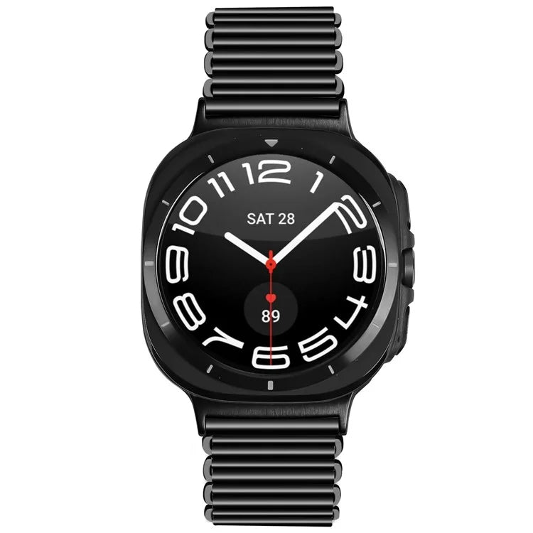 For Samsung Galaxy Watch Ultra 47mm Replacement Strap Stainless Steel Smart Watch Band