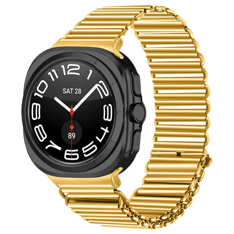 For Samsung Galaxy Watch Ultra 47mm Replacement Strap Stainless Steel Smart Watch Band