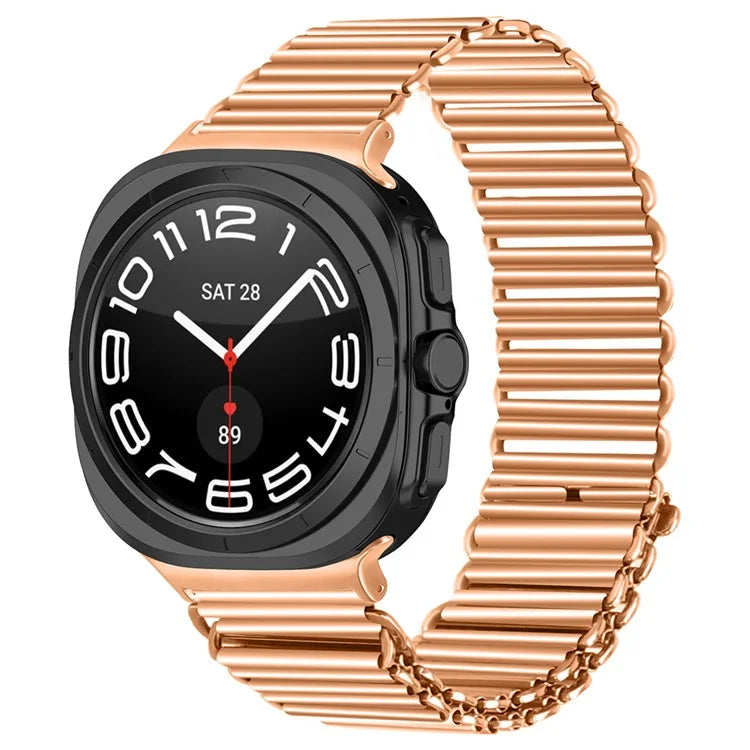 For Samsung Galaxy Watch Ultra 47mm Replacement Strap Stainless Steel Smart Watch Band