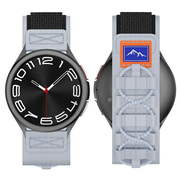 Universal 20mm Strap for Samsung Galaxy Watch7 / Watch6 / Watch 5 44mm 40mm Braided Nylon Watch Band
