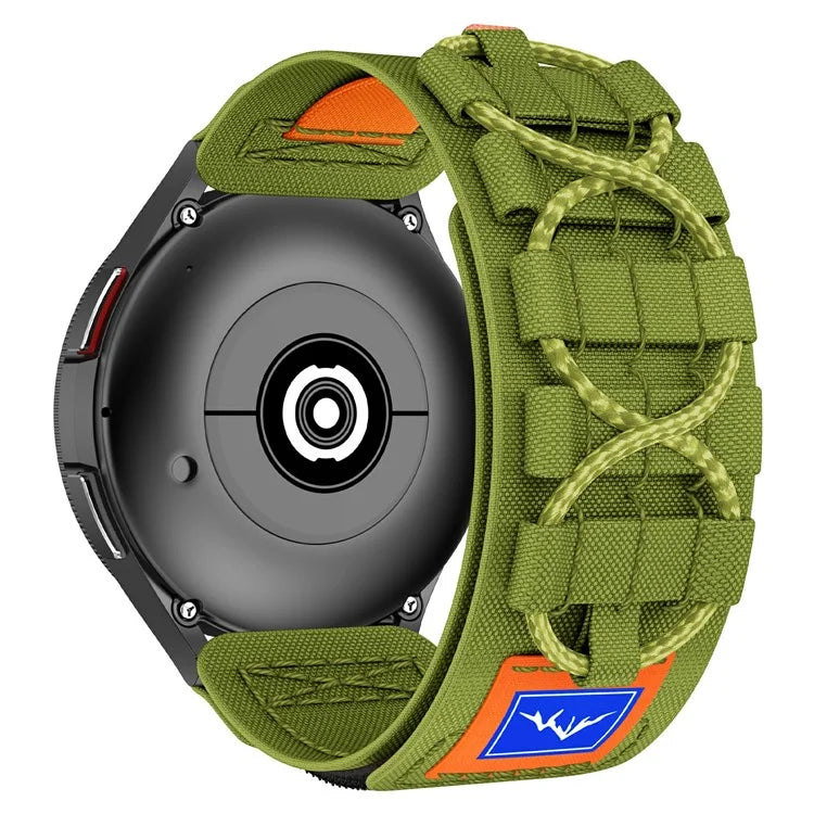 Universal 22mm Strap for Samsung Galaxy Watch3 45mm / Galaxy Watch 46mm / Huawei Watch Ultimate Design Nylon Watch Band