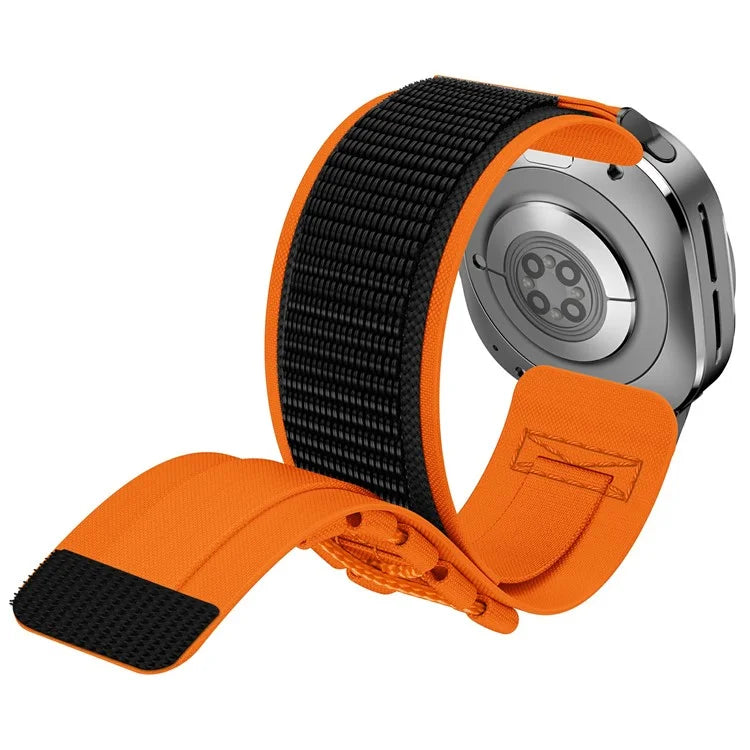 For Samsung Galaxy Watch Ultra 47mm Nylon Watch Strap Track Braided Rope Strap