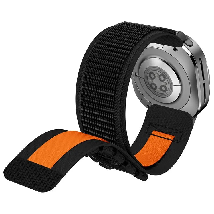For Samsung Galaxy Watch Ultra 47mm Nylon Watch Strap Track Braided Rope Strap