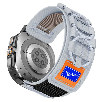 For Samsung Galaxy Watch Ultra 47mm Nylon Watch Strap Track Braided Rope Strap