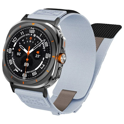 For Samsung Galaxy Watch Ultra 47mm Nylon Watch Strap Track Braided Rope Strap