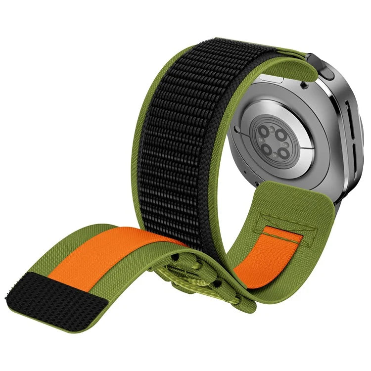 For Samsung Galaxy Watch Ultra 47mm Nylon Watch Strap Track Braided Rope Strap