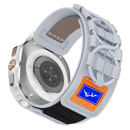 For Samsung Galaxy Watch Ultra 47mm Nylon Watch Strap Track Braided Rope Strap