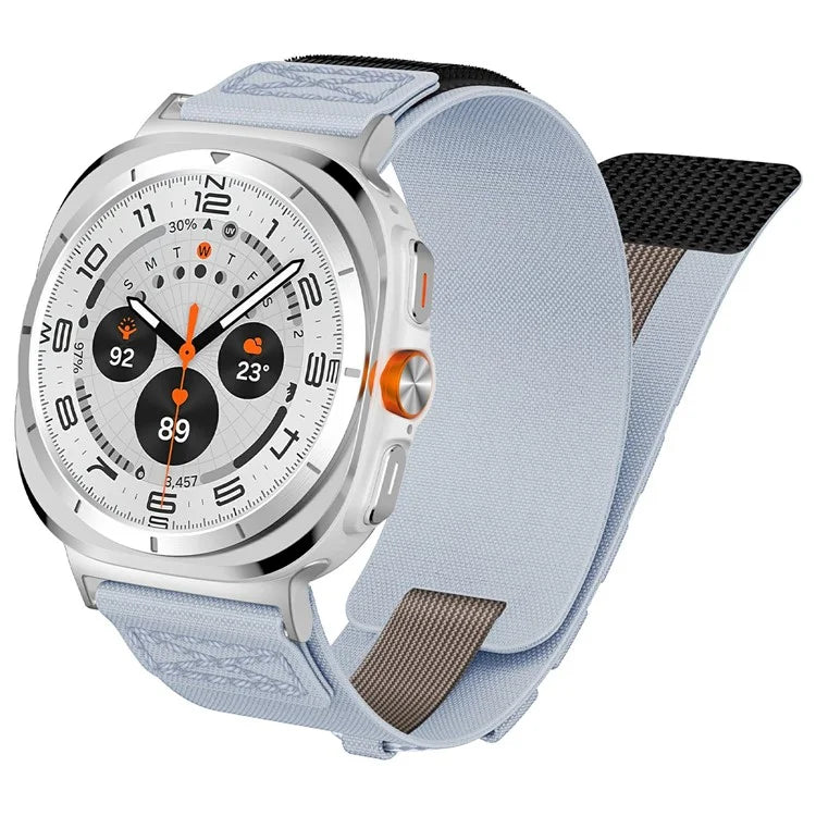 For Samsung Galaxy Watch Ultra 47mm Nylon Watch Strap Track Braided Rope Strap