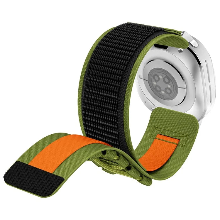 For Samsung Galaxy Watch Ultra 47mm Nylon Watch Strap Track Braided Rope Strap