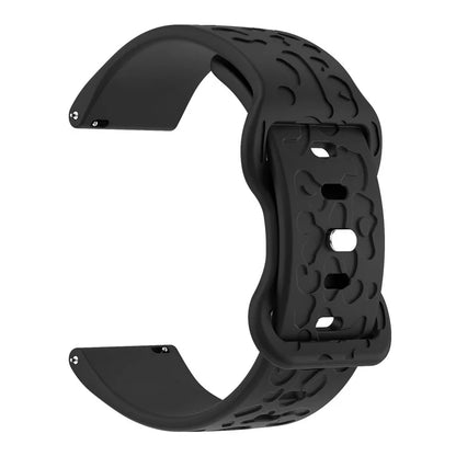 KALEBOL 22mm Silicone Strap for Huawei Watch 4 / 4 Pro / GT 4 46mm Leopard Texture Watch Band